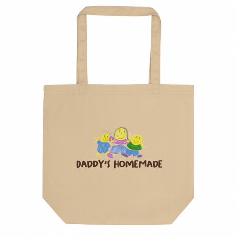 Daddy's Homemade Canvas Grocery Tote Bag
