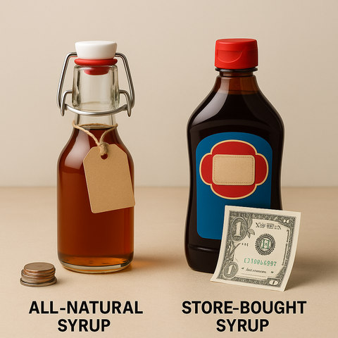 How Much Does All-Natural Syrup Really Cost Compared to Store-Bought Brands?